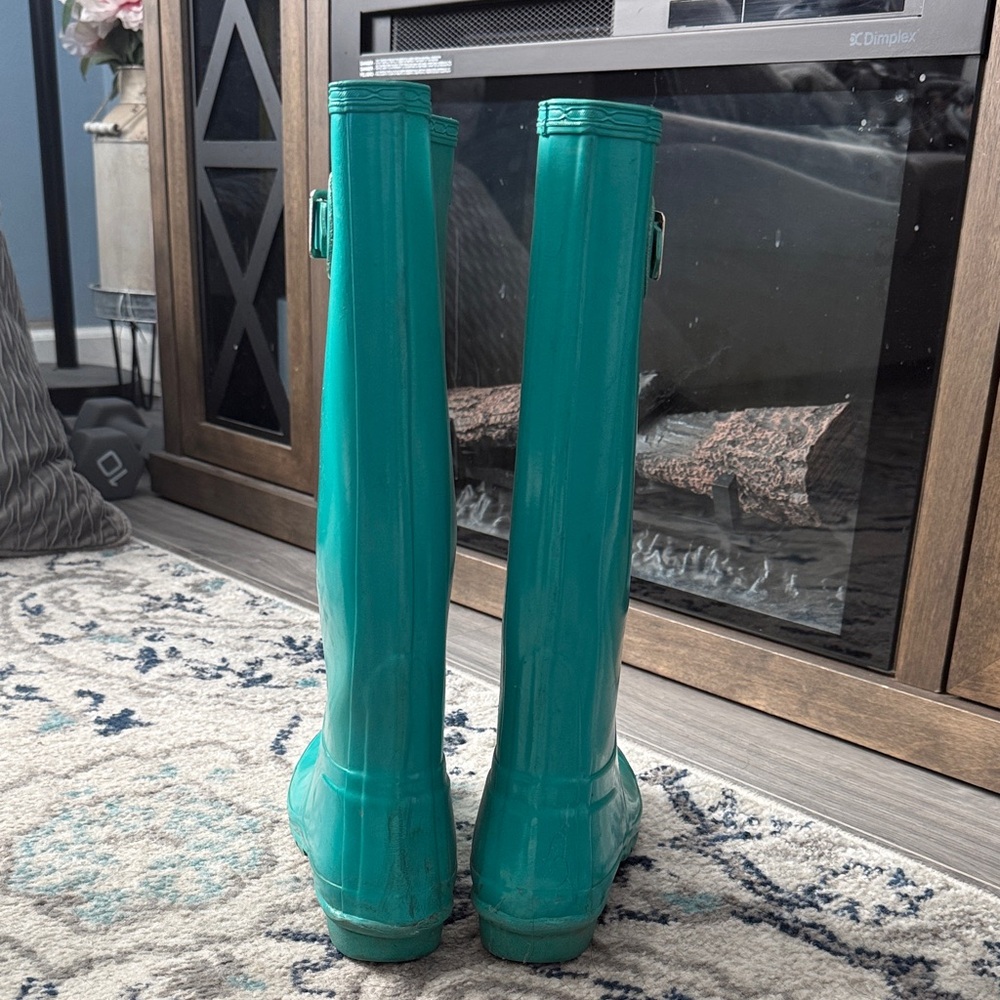 Hunter Classic Teal Rain Boots - Picture 5 of 11